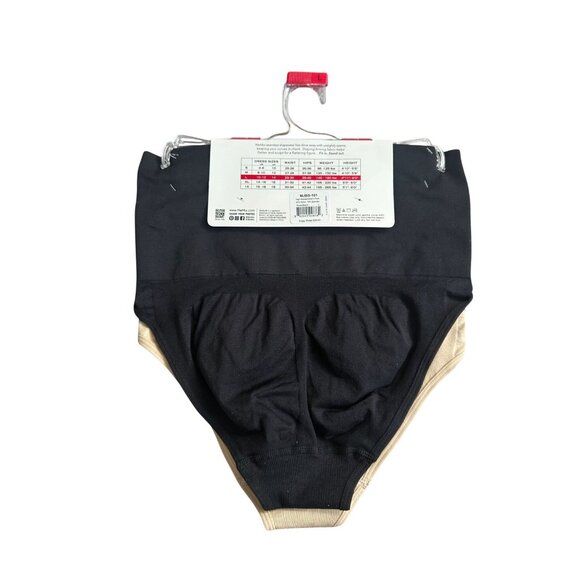 MEMOI High Waist Set of 2 Shaping Briefs Underwear Size Large NEW NWT - Picture 4 of 7